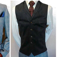 Load image into Gallery viewer, Cavani Enna Waistcoat worn with a tie and a white shirt
