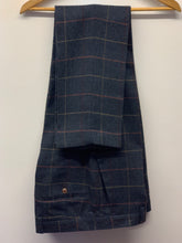 Load image into Gallery viewer, Marc Darcy Eton Tweed Check Trousers hung up
