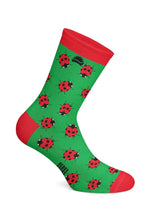 Load image into Gallery viewer, Ladybird Pattern Bamboo Socks
