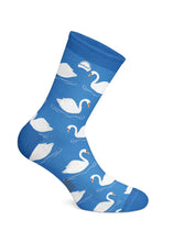 Load image into Gallery viewer, Swan Pattern Bamboo Socks
